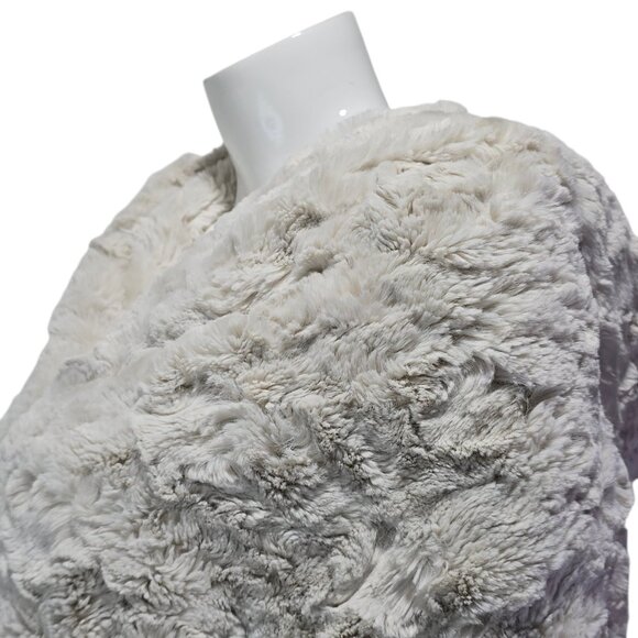 Anthropologie Tiny Editions Glacie Faux Fur Jacket Women's LP Petite - Picture 7 of 16